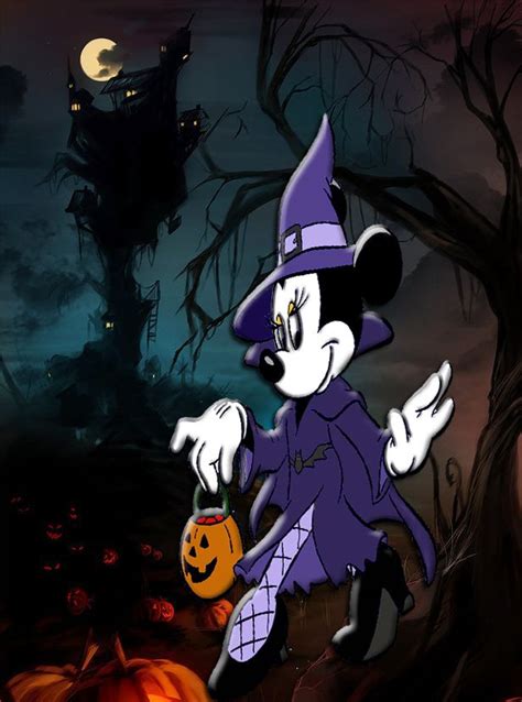 Minnie mouse witch cosfume